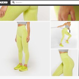 BNWOT- X-Skin Peach Perfect High Waist Leggings - Neon Green